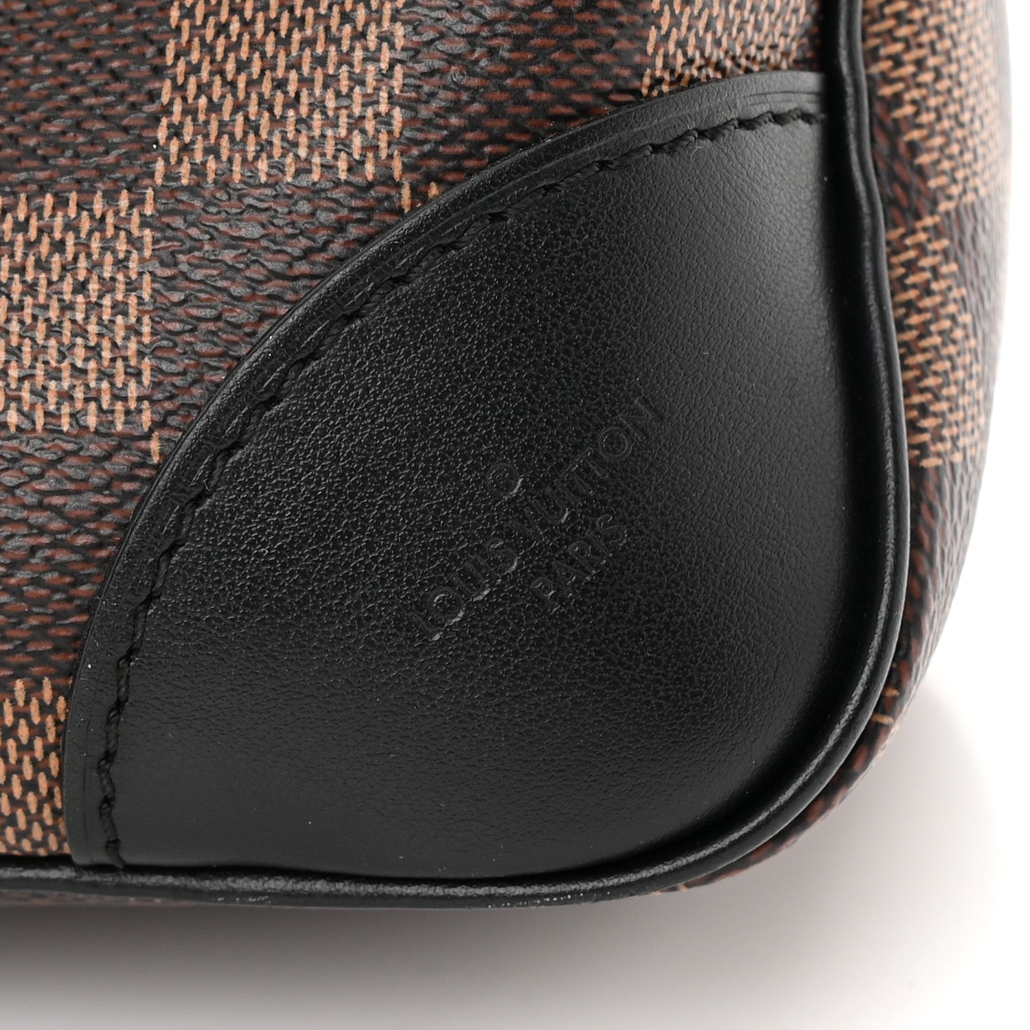 Louis Vuitton Damier Ebene Odeon MM Black 6 of 10