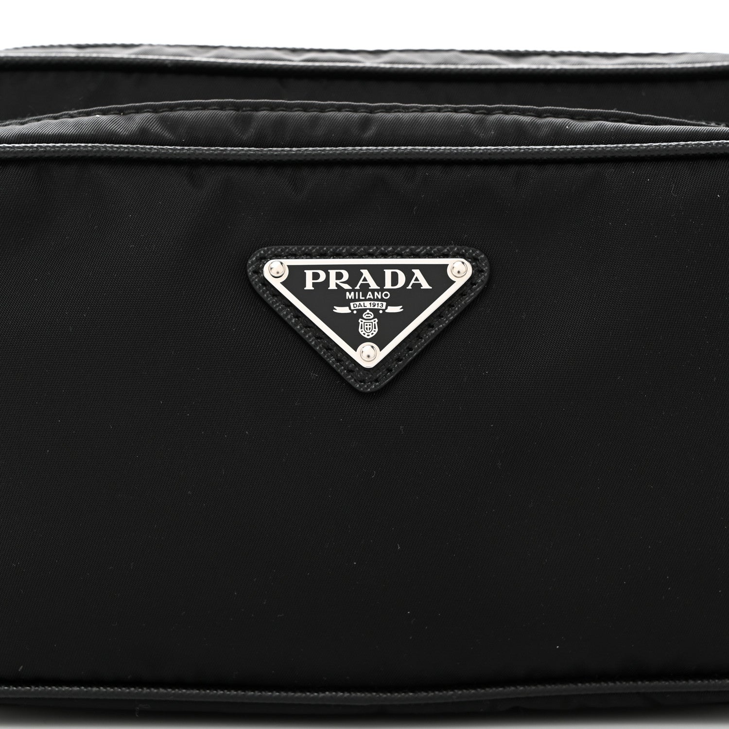 Prada Re-Nylon Saffiano Belt Bag L Black 8 of 11