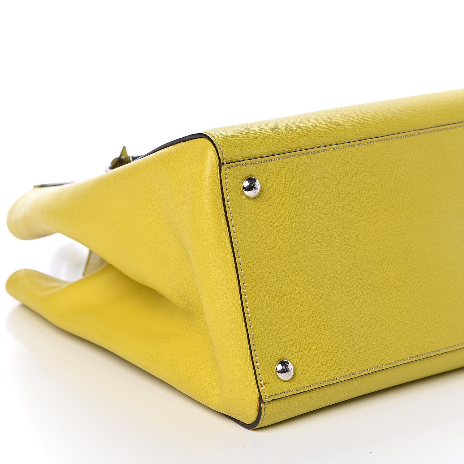 Fendi Vitello Elite Regular 2Jours Tote Cedro 12 of 17