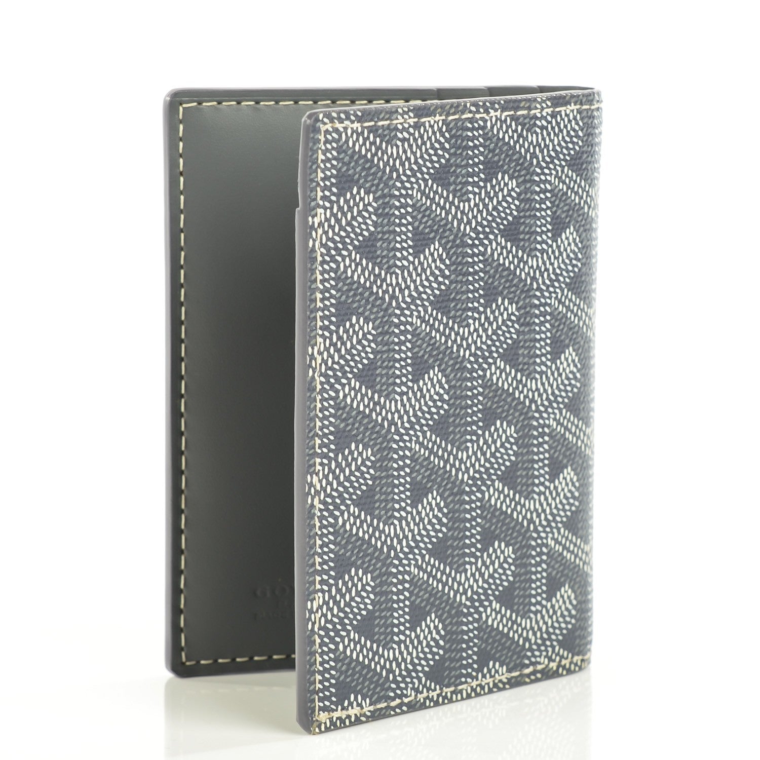 Goyard Goyardine Saint Marc Folding Card Case Grey 3 of 8