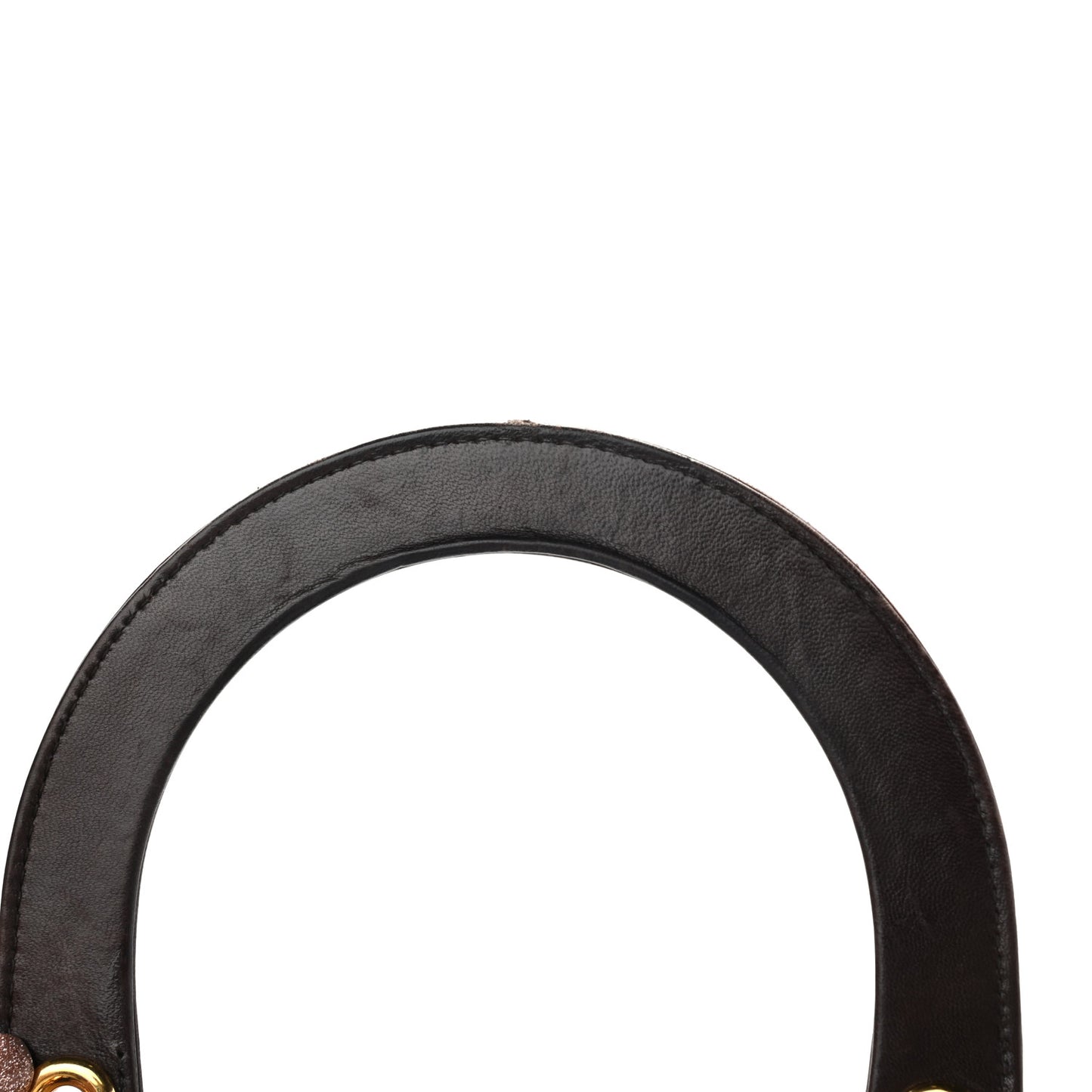 Lambskin Cannage Large Lady Dior Dark Brown