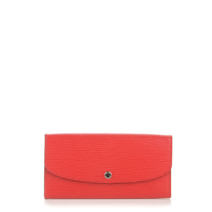 Louis Vuitton Epi Emilie Wallet Coquelicot 1 of 6