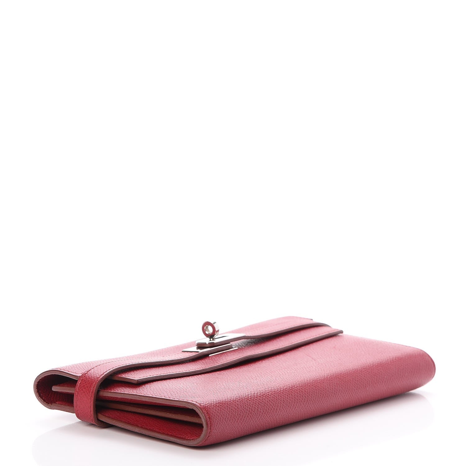 Hermes Epsom Kelly Longue Wallet Rouge Grenat 4 of 7