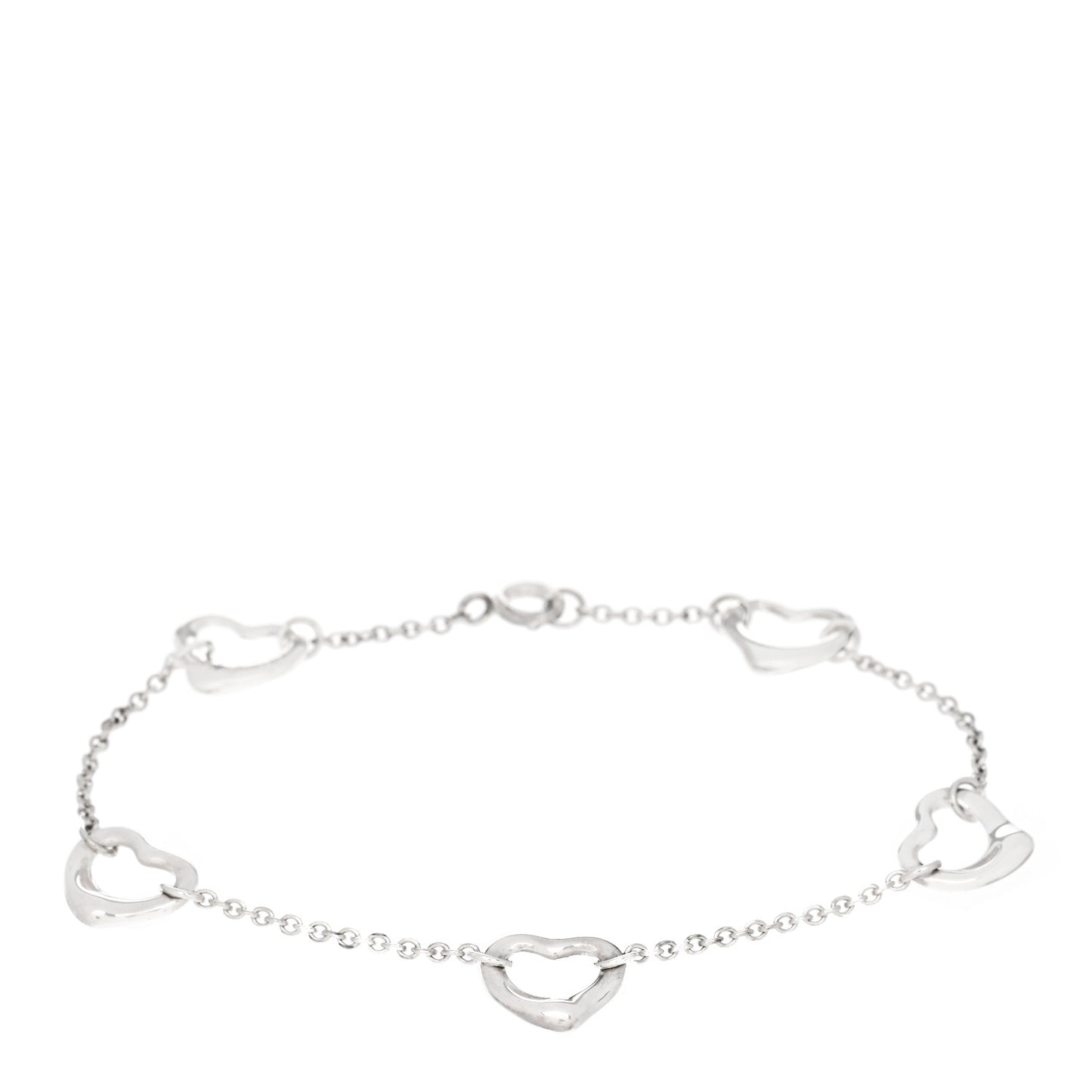 Sterling Silver Elsa Peretti Open Heart Bracelet