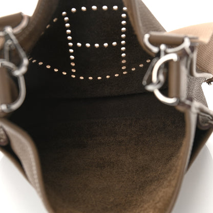 Hermes Taurillon Clemence Evelyne III PM Etoupe 5 of 11