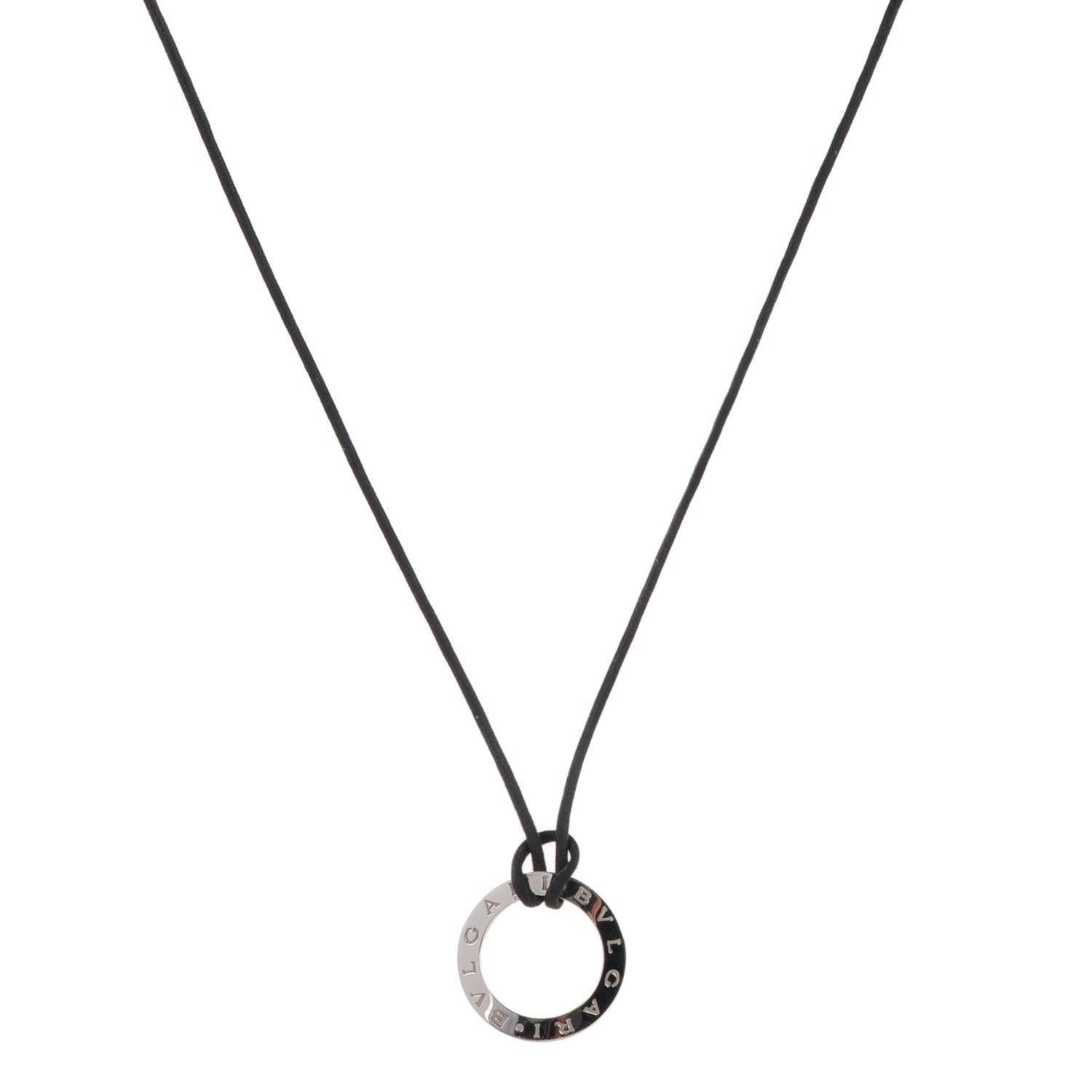 Bulgari 18K White Gold BVLGARI BVLGARI Pendant Necklace 1 of 6