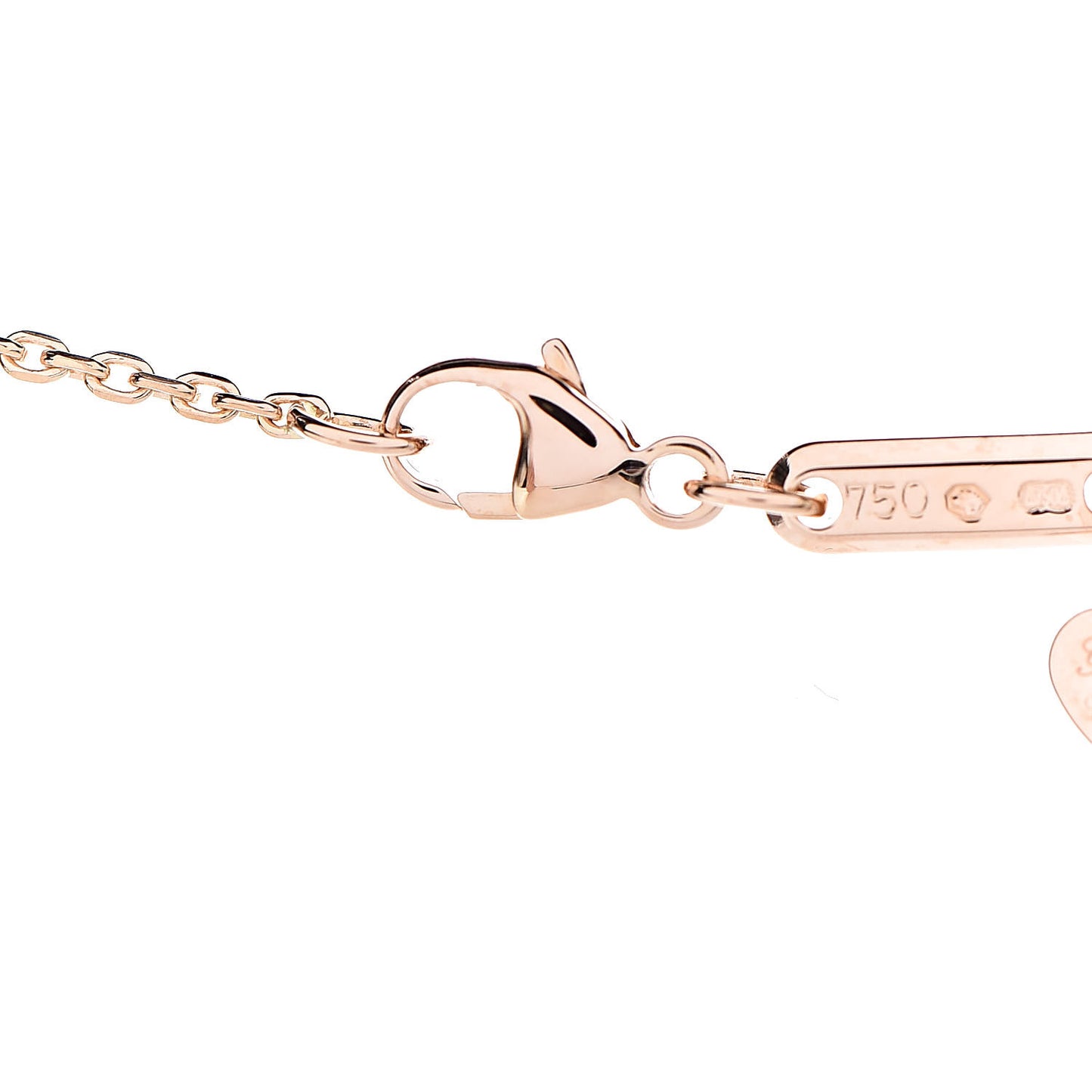 18K Rose Gold Heart Pendant Necklace