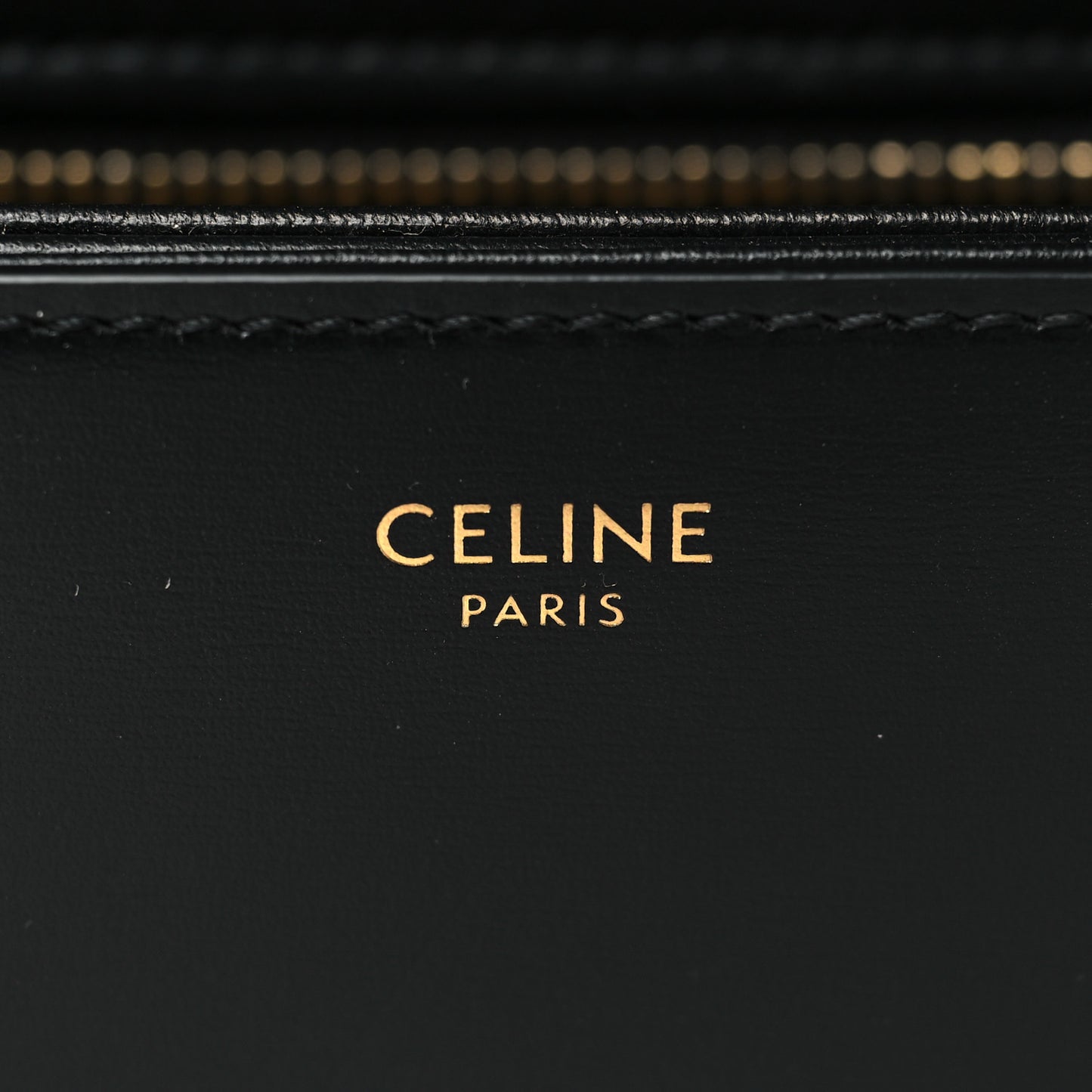 Shiny Calfskin Teen Triomphe Black