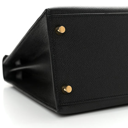 Hermes Epsom Kelly Sellier 28 Black 9 of 15