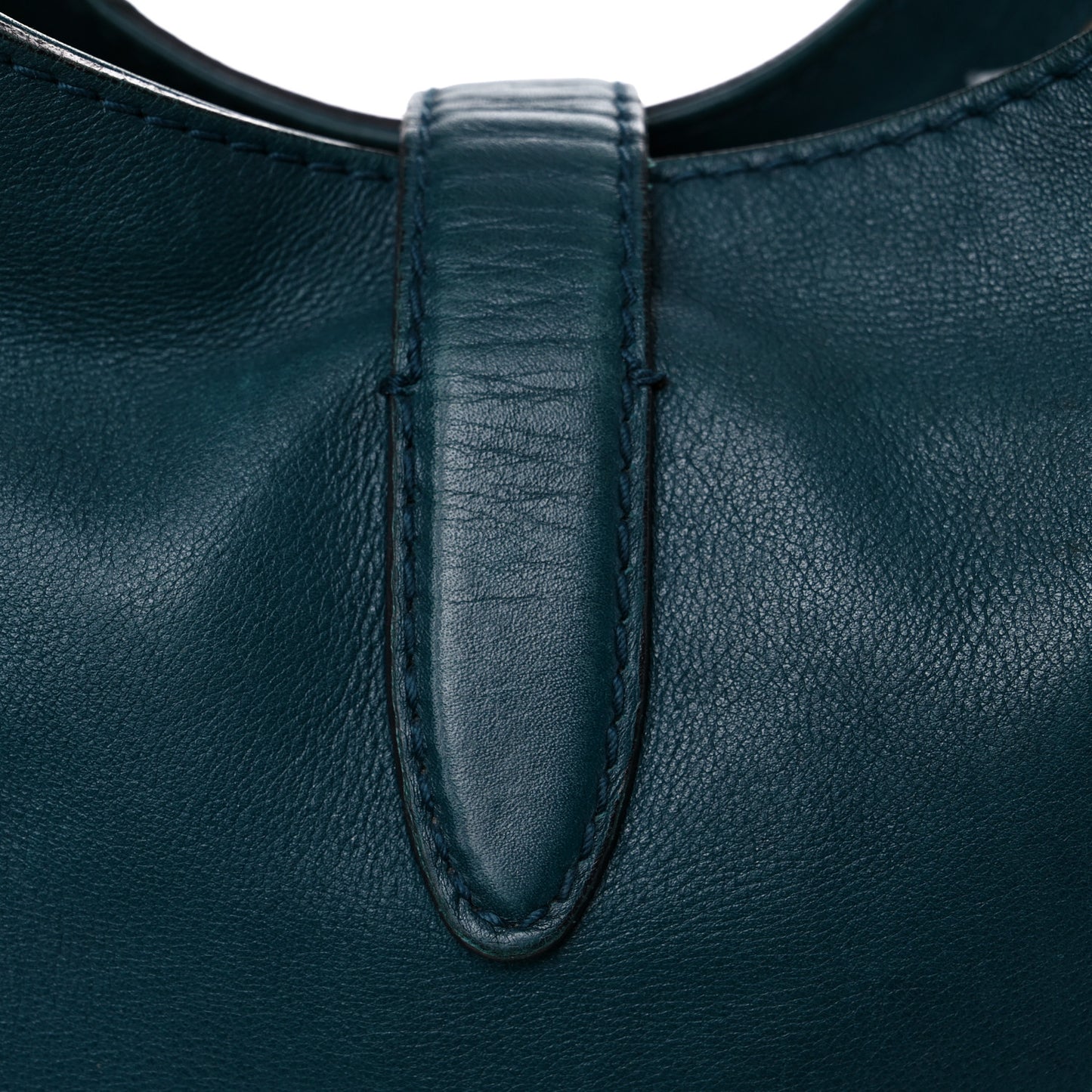 Calfskin Medium New Jackie Shoulder Bag Teal