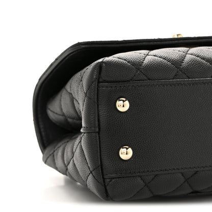 Chanel Caviar Quilted Mini Coco Handle Flap Black 9 of 11