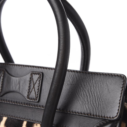 Celine Leopard Pony Hair Mini Luggage Brown 11 of 18
