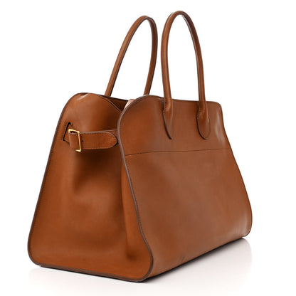 The Row Polished Saddle Calfskin Soft Margaux 15 Cuir 3 of 17