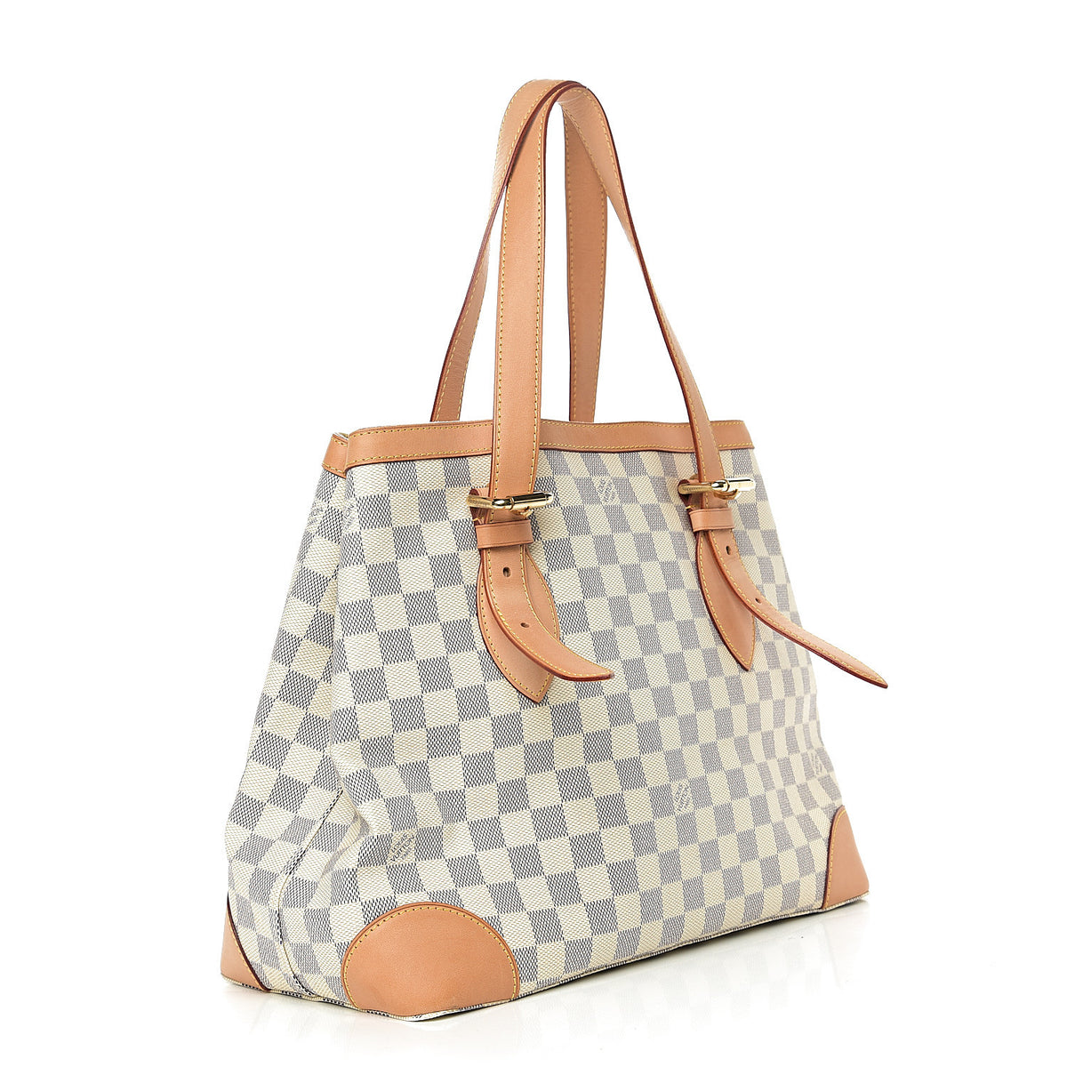 Louis Vuitton Damier Azur Hampstead MM 2 of 8