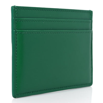 Saint Laurent Calfskin Credit Card Case Green 3 of 8
