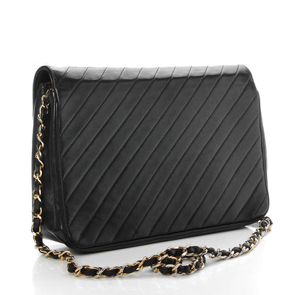 Chanel Lambskin Quilted Small Single Flap Black 3 of 9
