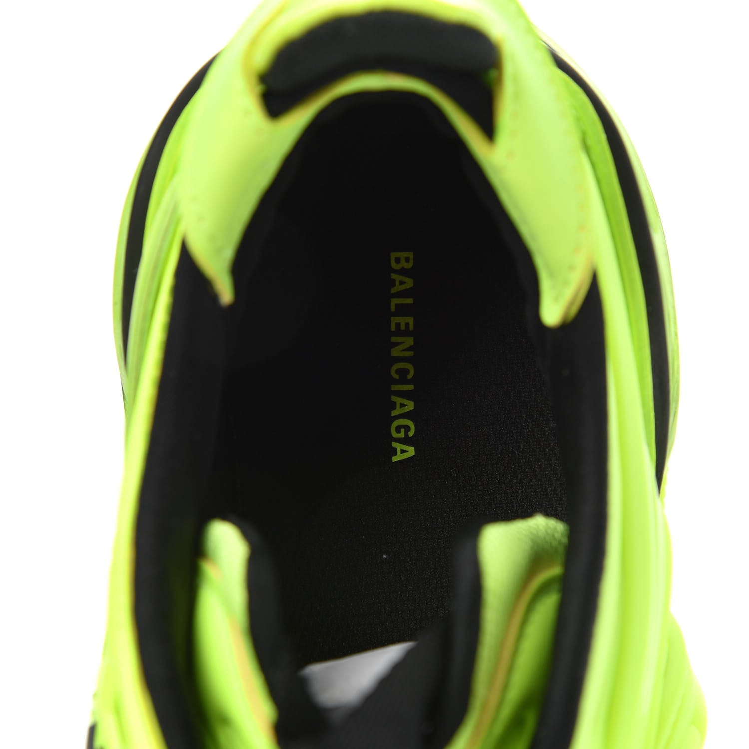 Balenciaga Rubber Mesh Womens Tyrex Sneakers 38 Monocolor Fluo Yellow 6 of 7
