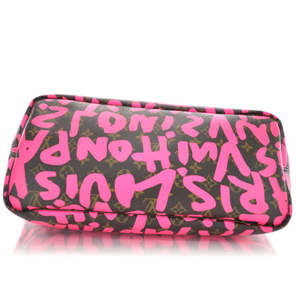 Louis Vuitton Monogram Graffiti Neverfull GM Fuchsia 6 of 9