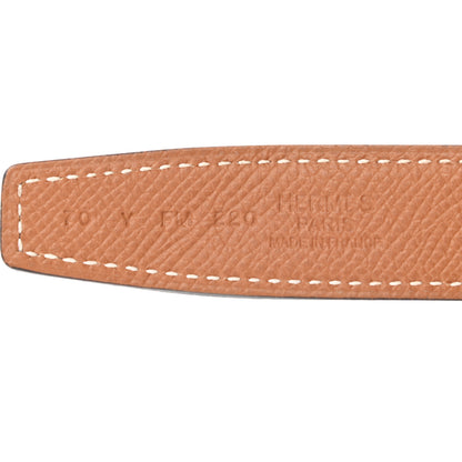 Hermes Swift Epsom 24mm Constance H Belt 70 Black Gold 3 of 8