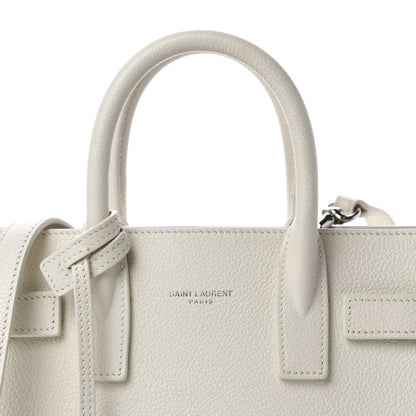 Saint Laurent Grained Calfskin Nano Sac de Jour Dove White 11 of 11