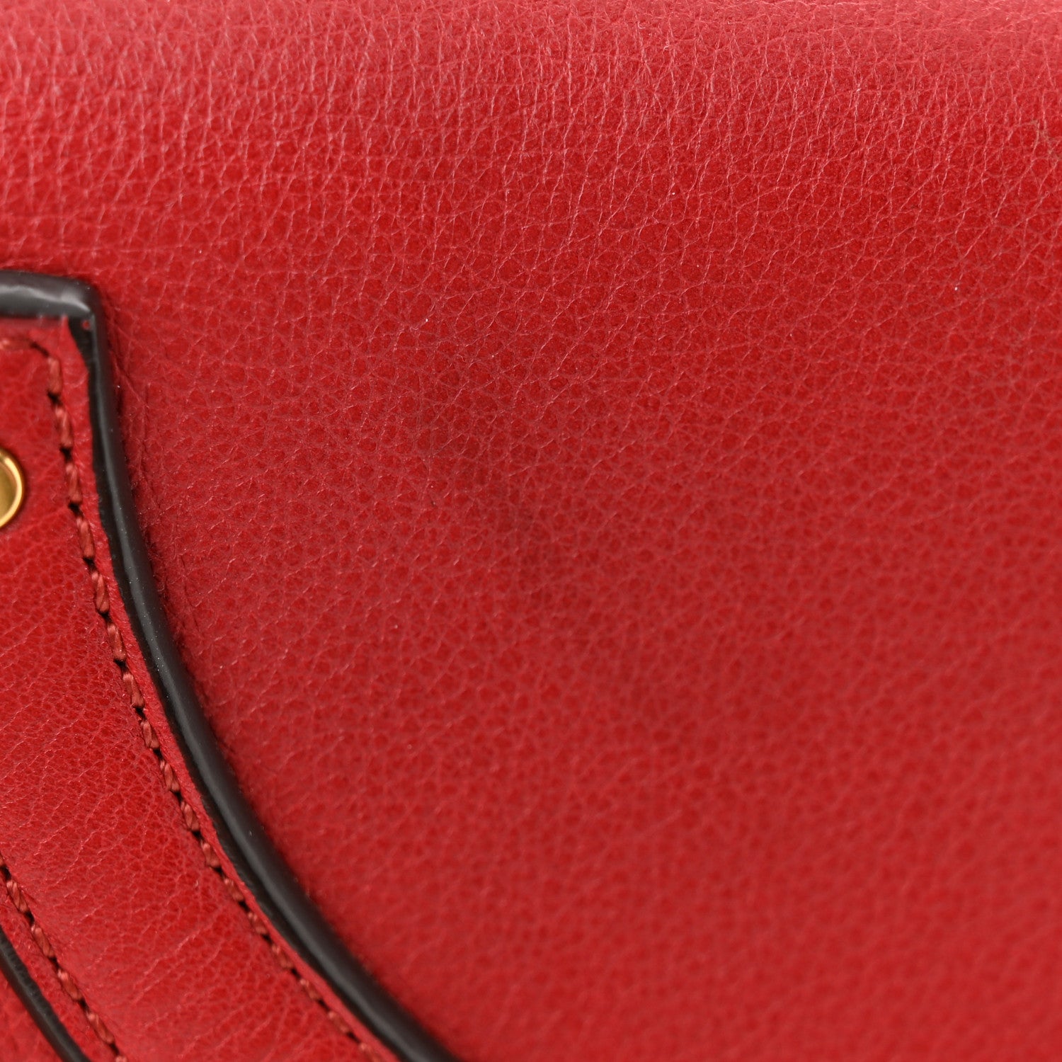Chloe Calfskin Small Nile Bracelet Minaudiere Bag Dahlia Red 12 of 21