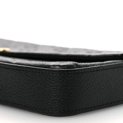 Louis Vuitton Empreinte Pochette Felicie Chain Wallet Black 10 of 13