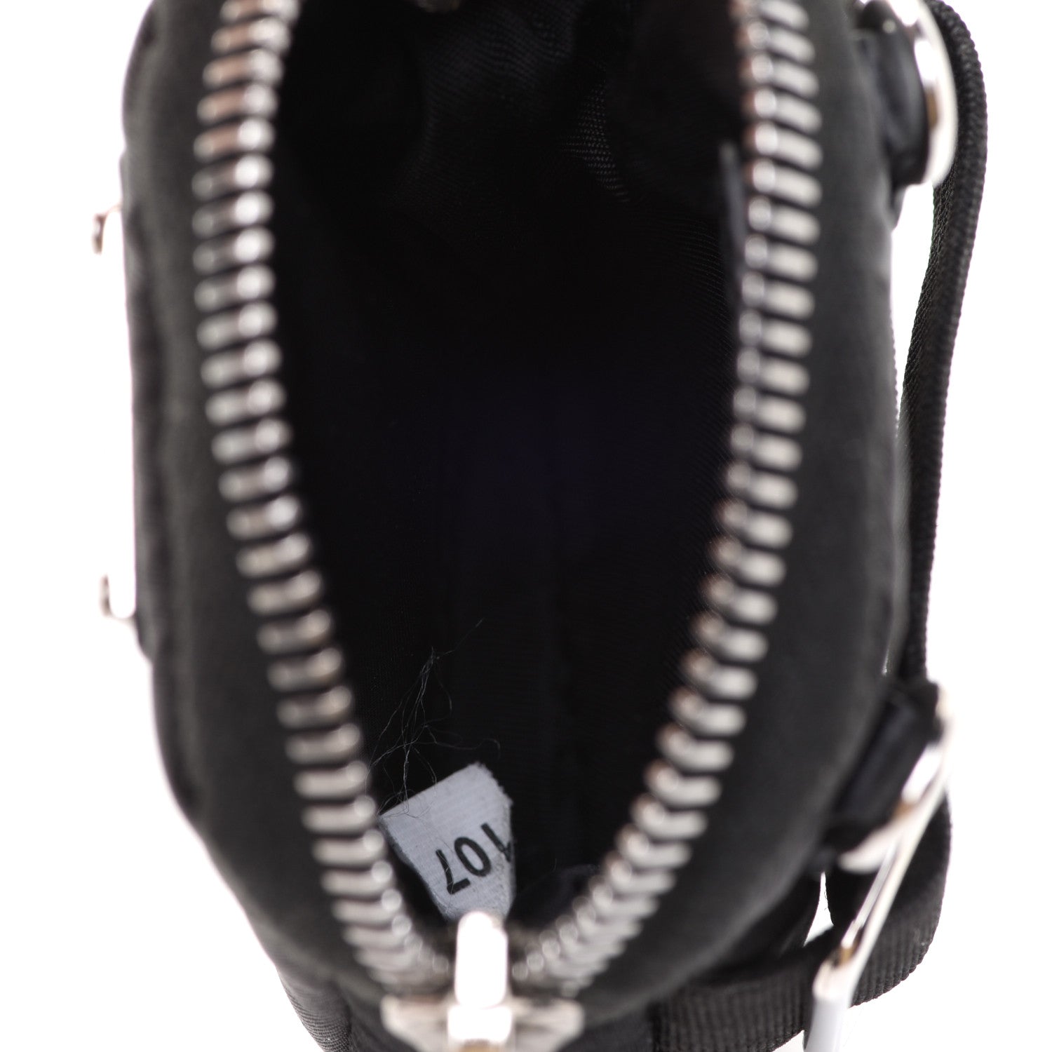 Prada Tessuto Nylon Mini Pouch Black 5 of 9