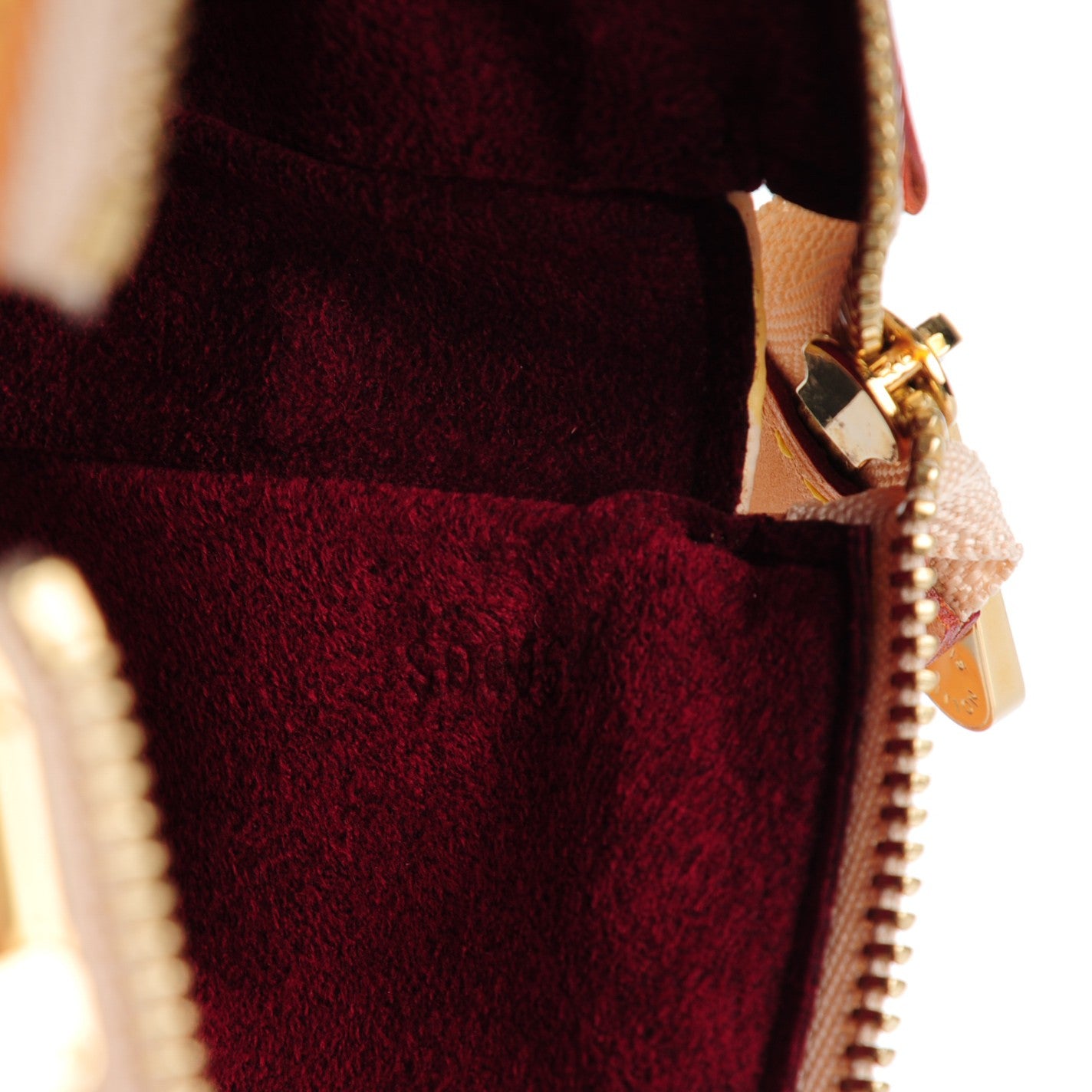 Monogram Multicolor Pochette Accessories White