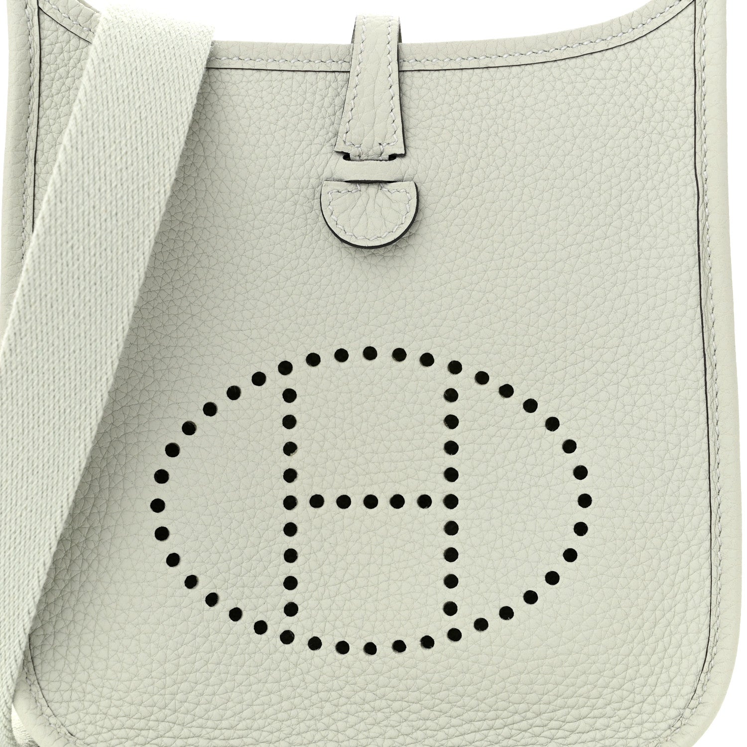 Hermes Taurillon Clemence Amazone Evelyne TPM Gris Neve 8 of 10