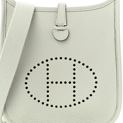 Hermes Taurillon Clemence Amazone Evelyne TPM Gris Neve 8 of 10