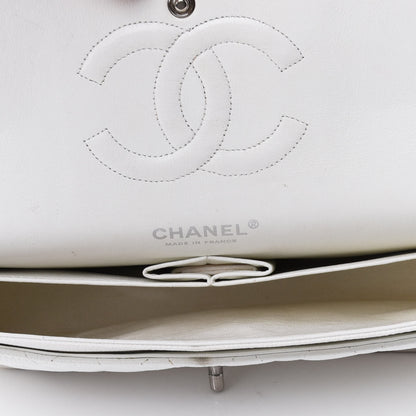 Chanel Caviar Quilted Medium Double Flap White 4 of 4