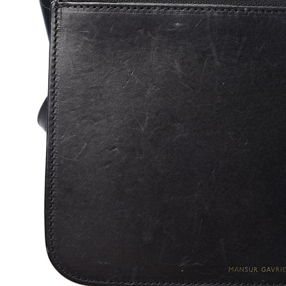 Mansur Gavriel Calfskin Large Shopping Tote Black Flamma 15 of 24