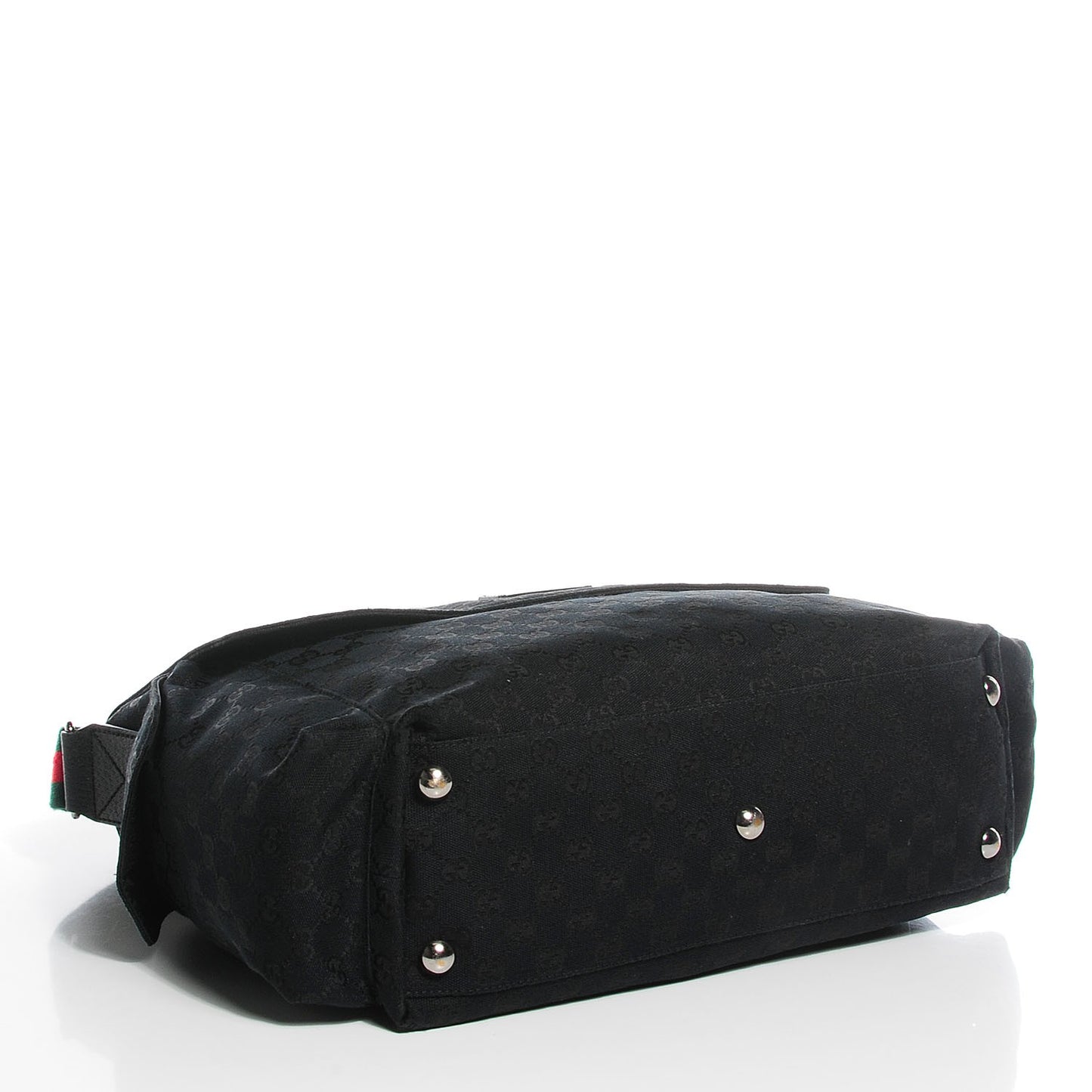 Monogram Diaper Messenger Bag Black