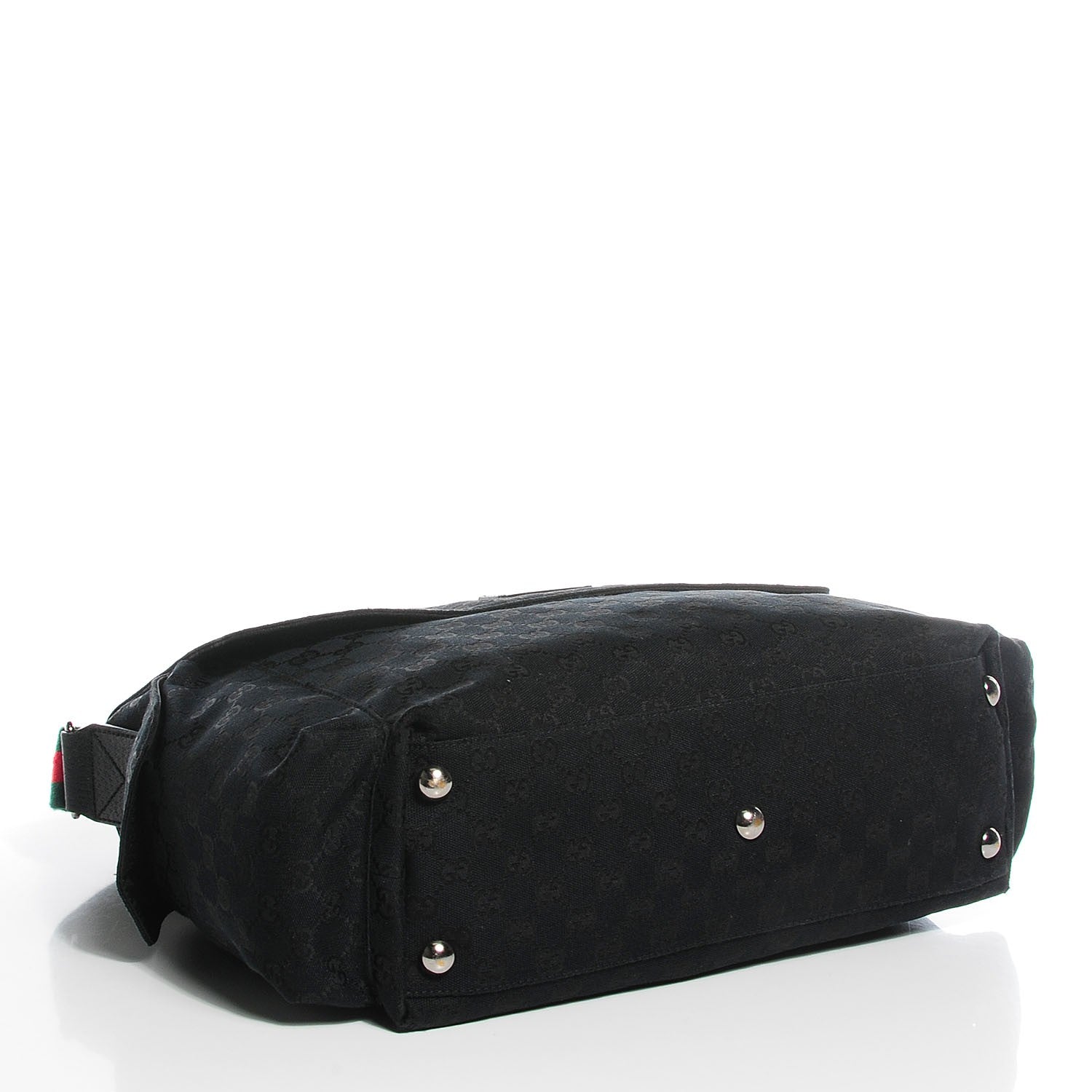 Gucci Monogram Diaper Messenger Bag Black 4 of 8