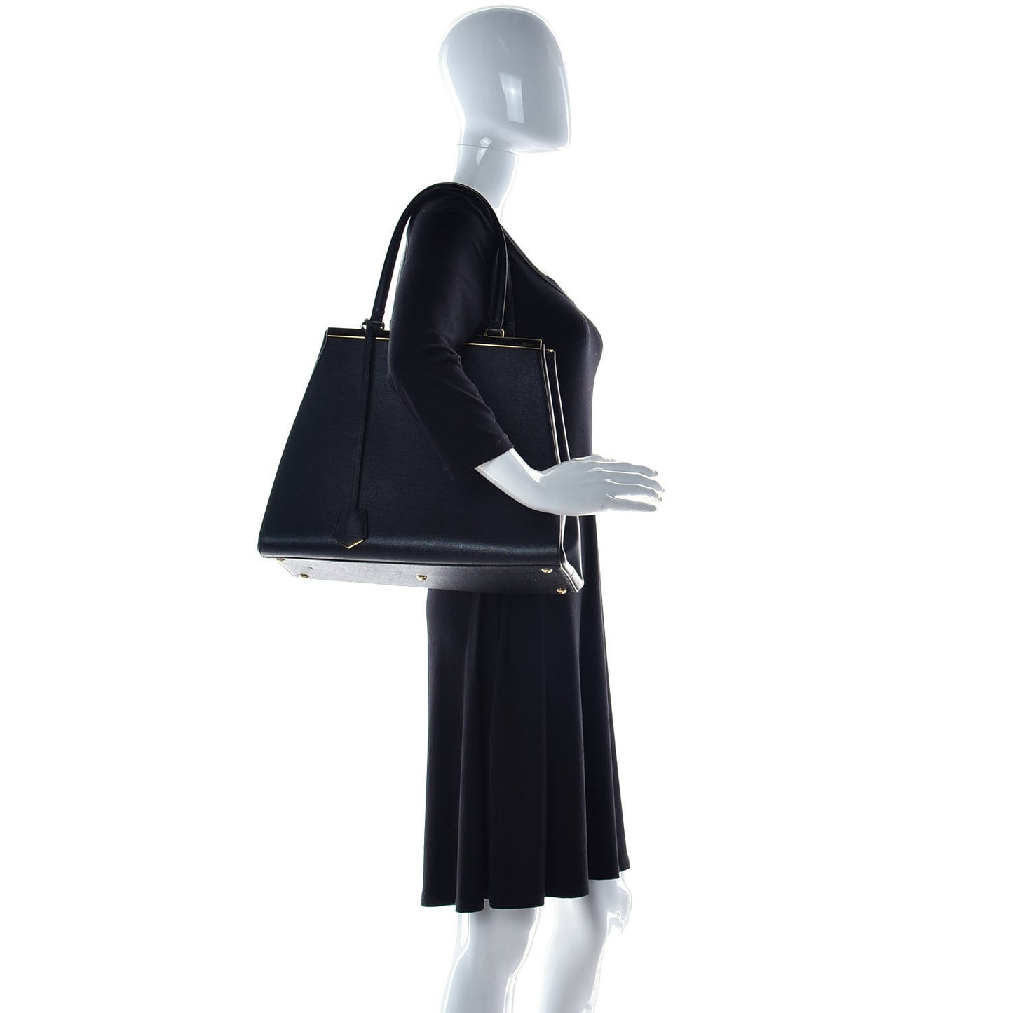 Vitello Elite Large 3Jours Tote Black