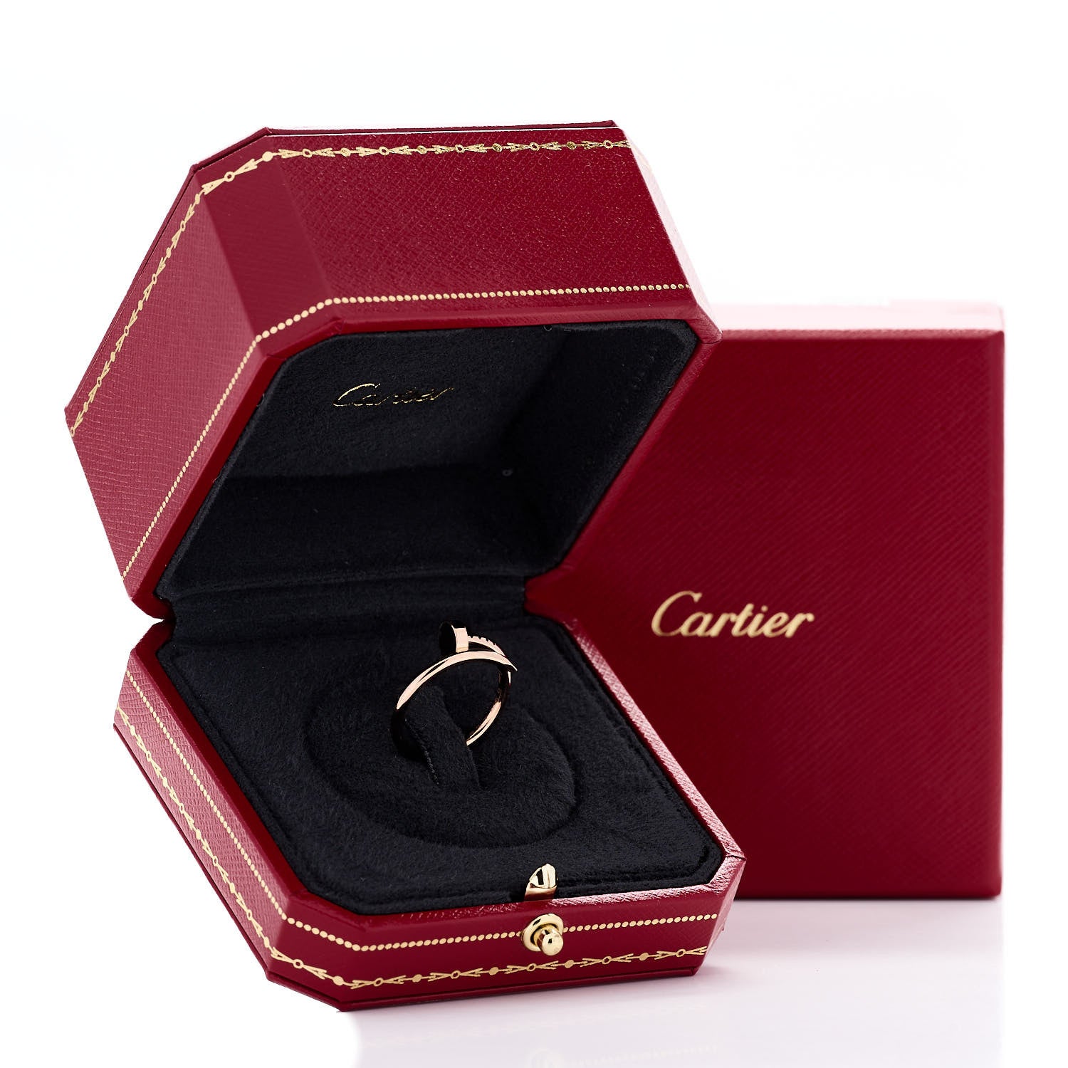 Cartier 18K Pink Gold Small Juste Un Clou Ring 52 6 6 of 6