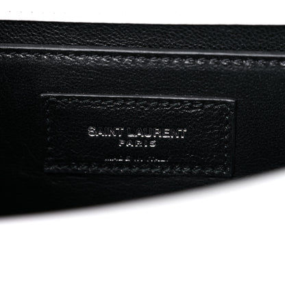 Saint Laurent Smooth Calfskin Small Monogram Kate Satchel Optical White 7 of 11