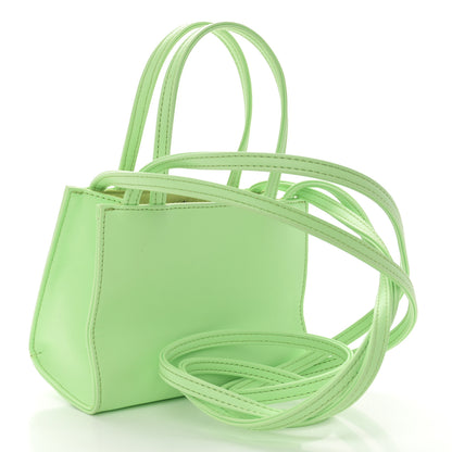 Telfar Vegan Leather Small Shopping Bag Double Mint 3 of 12
