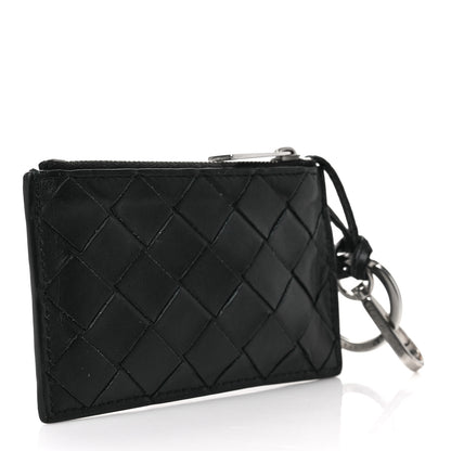 Bottega Veneta Nappa Intrecciato Key Case Black 3 of 6