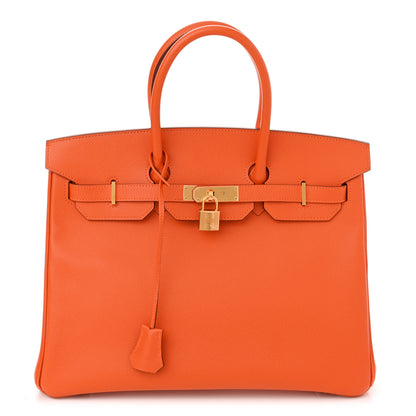 Hermes Epsom Birkin 35 Orange 1 of 12