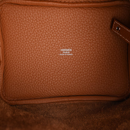 Hermes Taurillon Clemence Picotin Lock 18 PM Gold 6 of 10