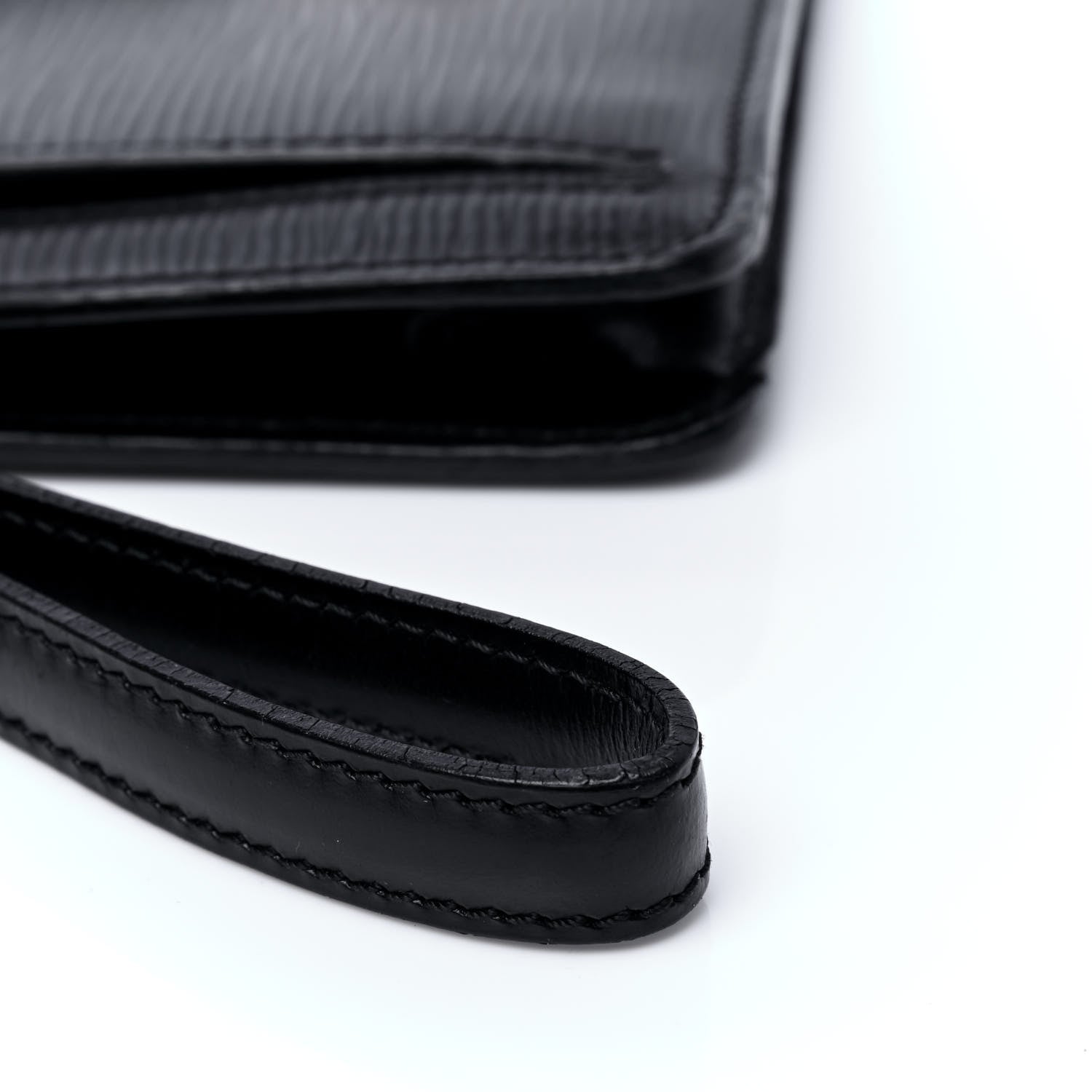 Louis Vuitton Epi Pochette Sellier Dragonne Clutch Black 6 of 6