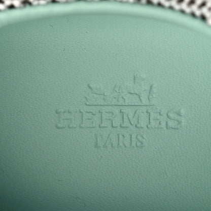 Hermes Air Mesh Suede Goatskin Bouncing Sneakers 37.5 Vert D'Eau 7 of 9