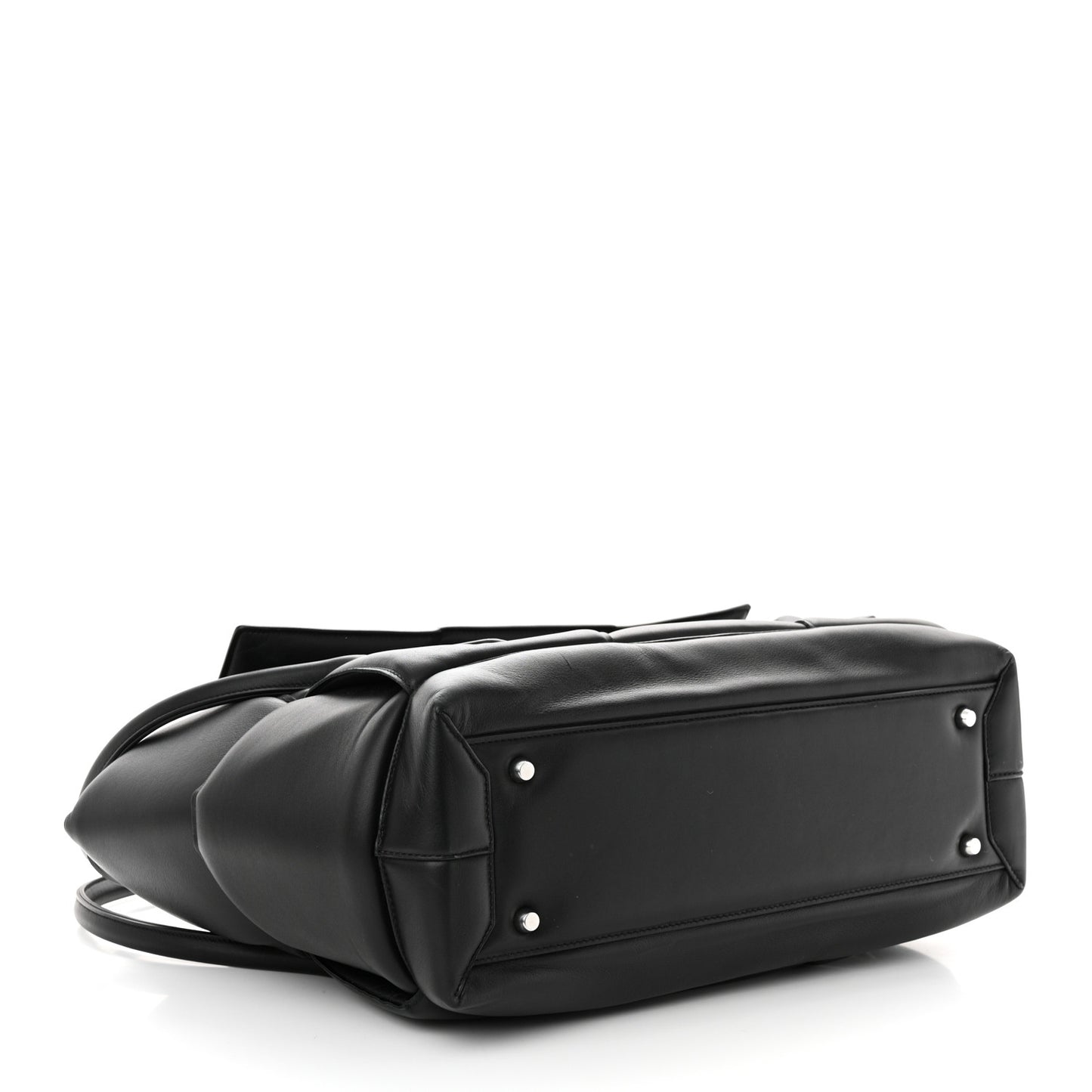 Nappa Maxi Intrecciato Padded Large Arco Black