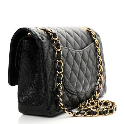 Chanel Caviar Quilted Medium Double Flap Black 3 of 15