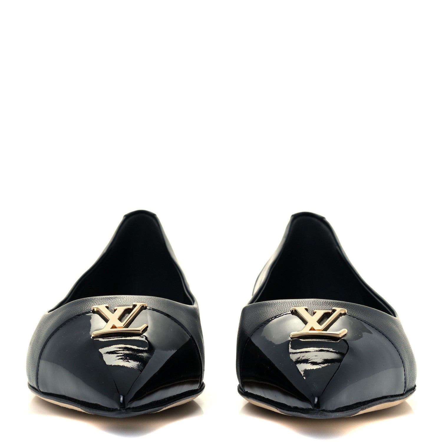 Louis Vuitton Lambskin Capucines Flat Ballerinas 40 Black 3 of 11