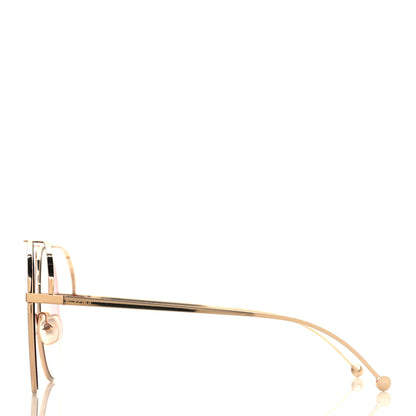 Fendi Metal Aviator Sunglasses FF0286/S Rose Gold 3 of 7