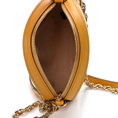 Gucci GG Supreme Monogram Flora Web Mini Ophidia Round Shoulder Bag Beige Multicolor Crop 5 of 11
