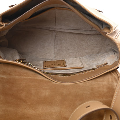Prada Vitello Soft Messenger Flap Sughero 5 of 17