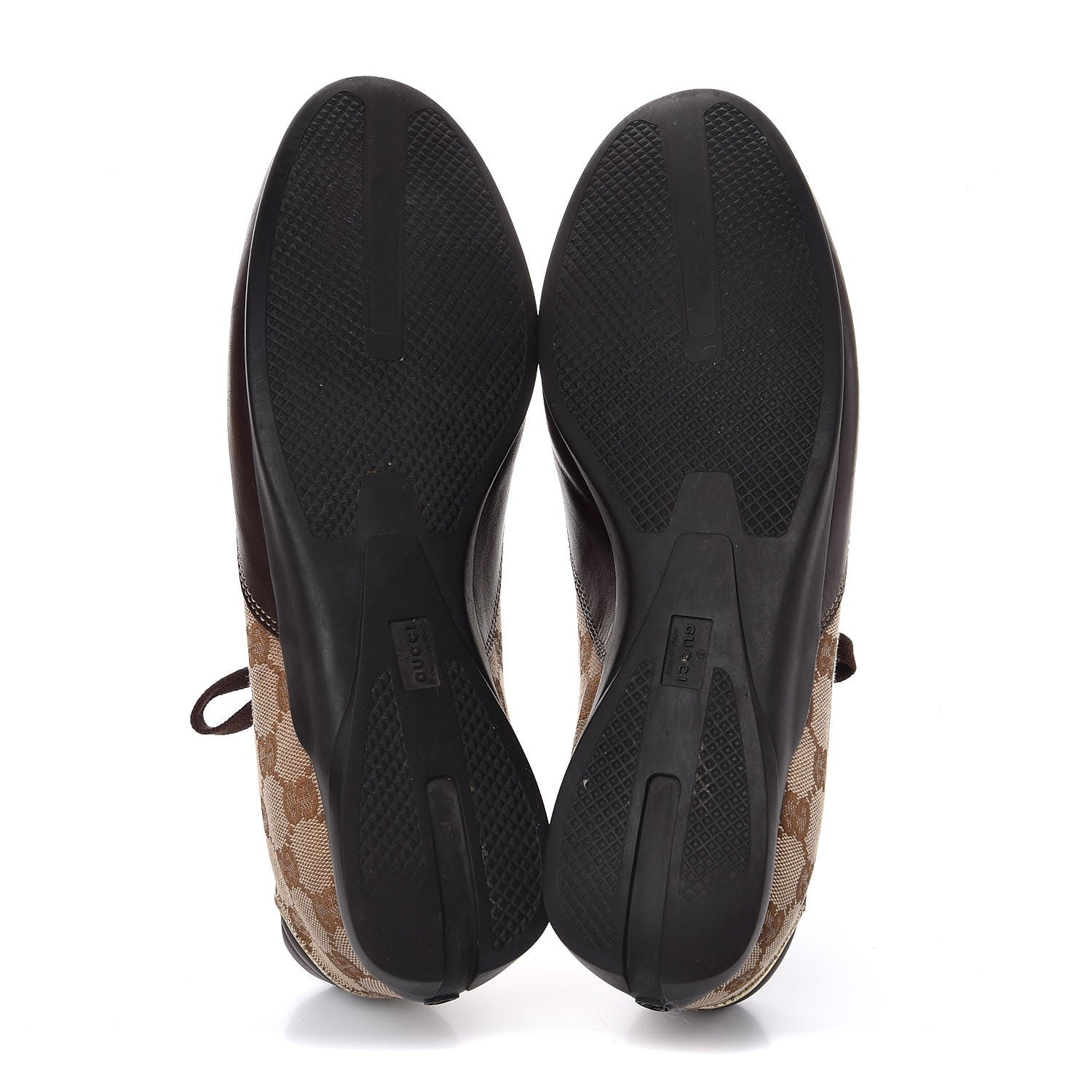 Gucci GG Monogram Calfskin Sneakers 38 Dark Brown 7 of 11